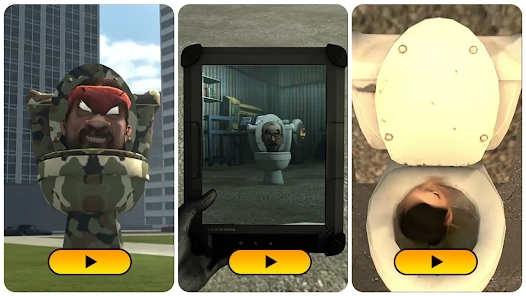 马桶人vs监控人