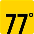77度