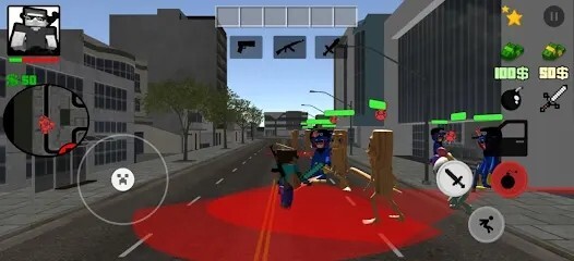 木棍人大战工匠(4)