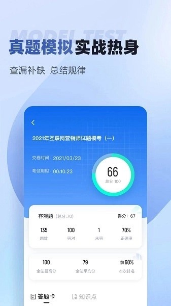 互联网营销师考试聚题库软件
