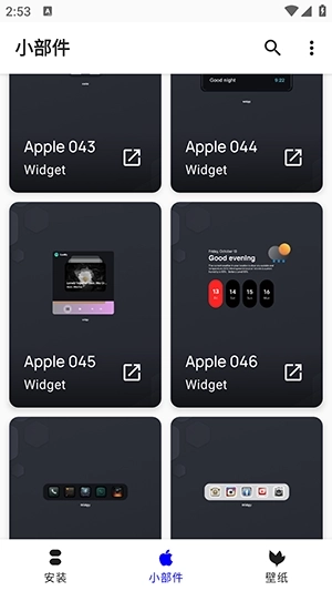 Apple Widgets修补版