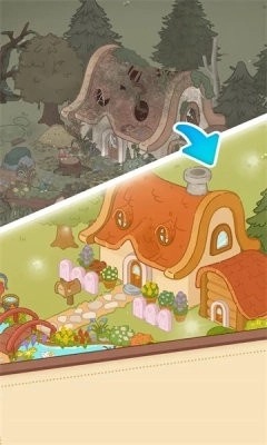 合并卡通小镇(4)