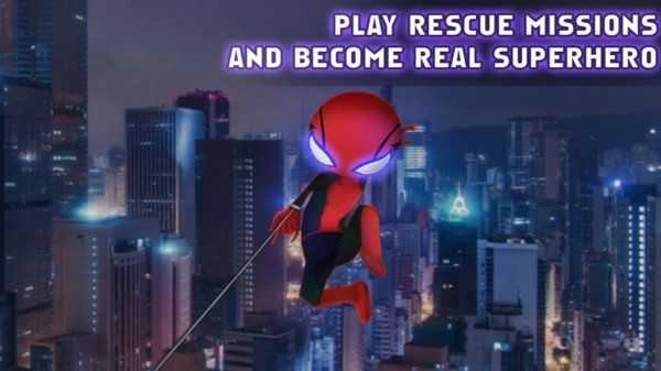 火柴人绳蜘蛛战士