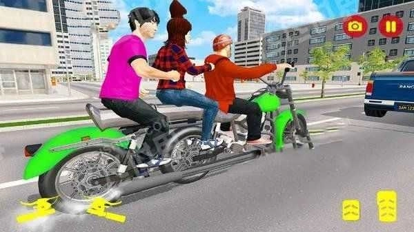 長(zhǎng)型摩托車模擬器圖2