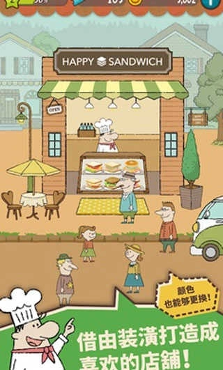 快乐三明治咖啡店(Sandwich)