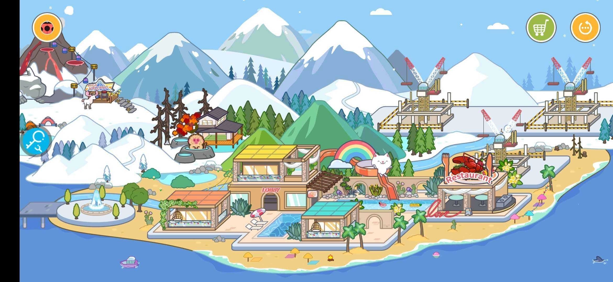 米加小鎮(zhèn)世界2026完整版圖2