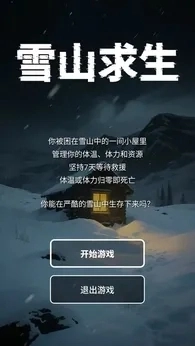 雪山求生游戏