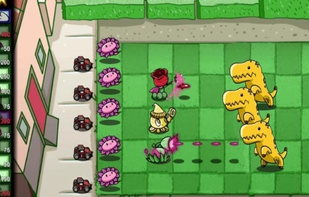 融合植物横扫僵尸