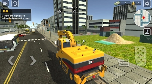 挖掘机城市建造