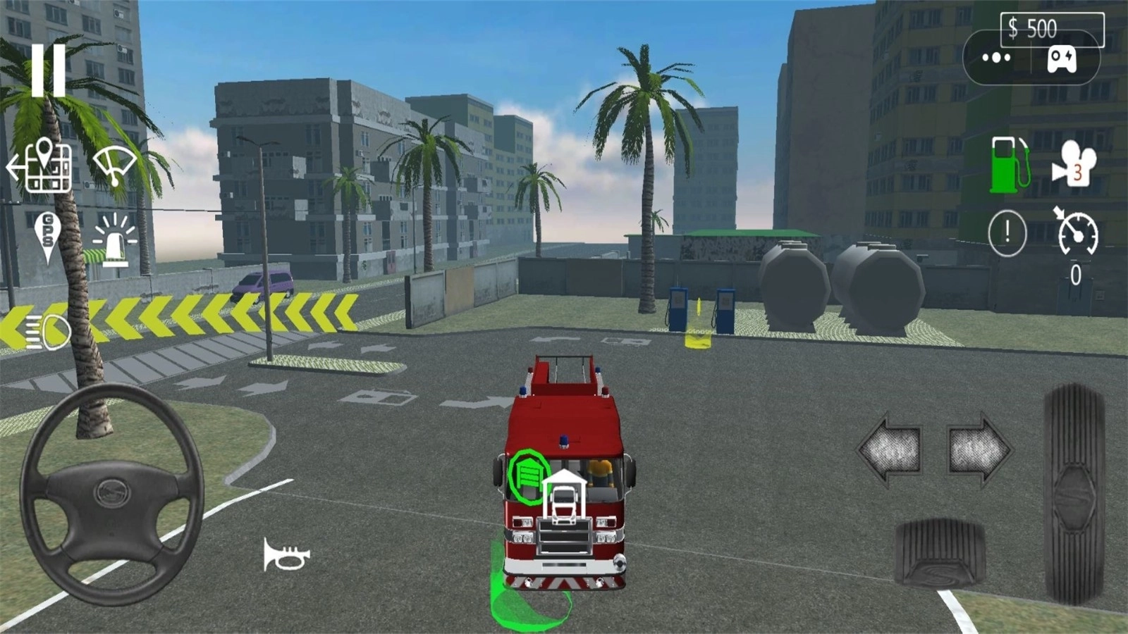 消防车英雄救援