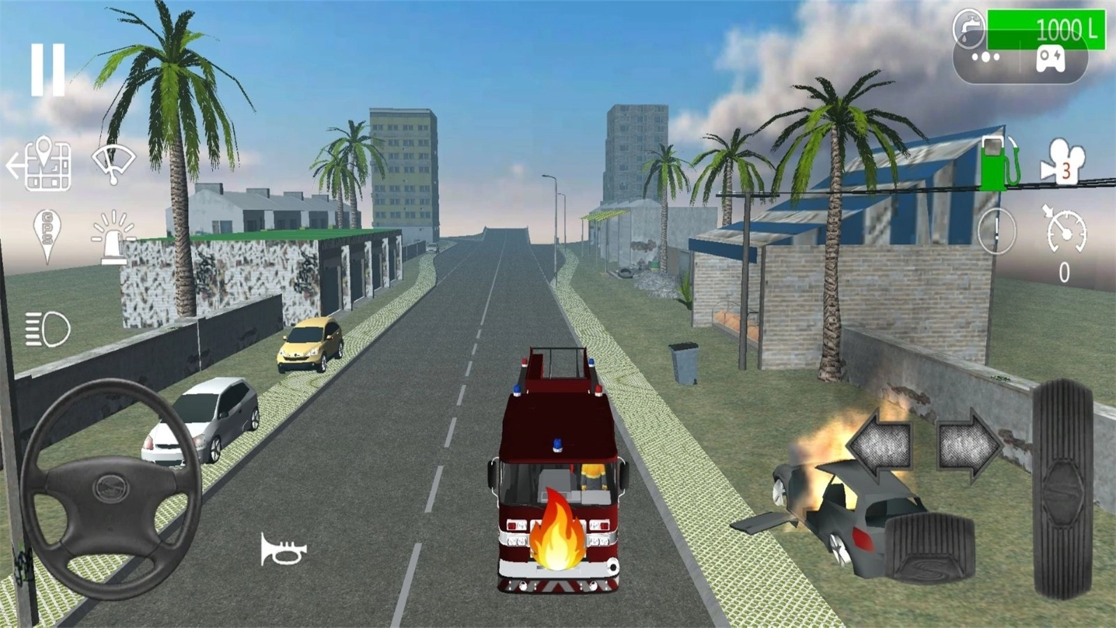 消防车英雄救援