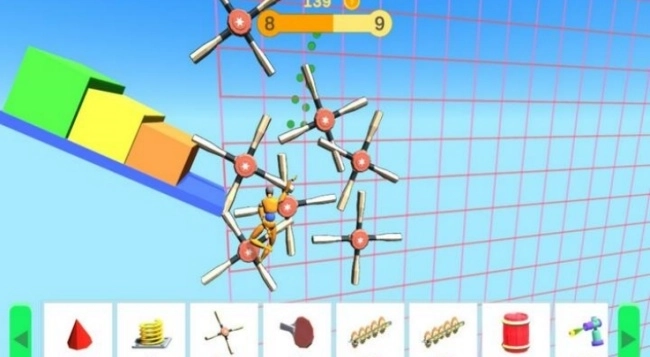 布娃娃破坏游乐场