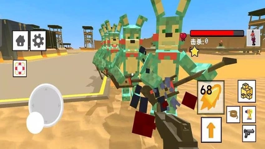 方块人射击