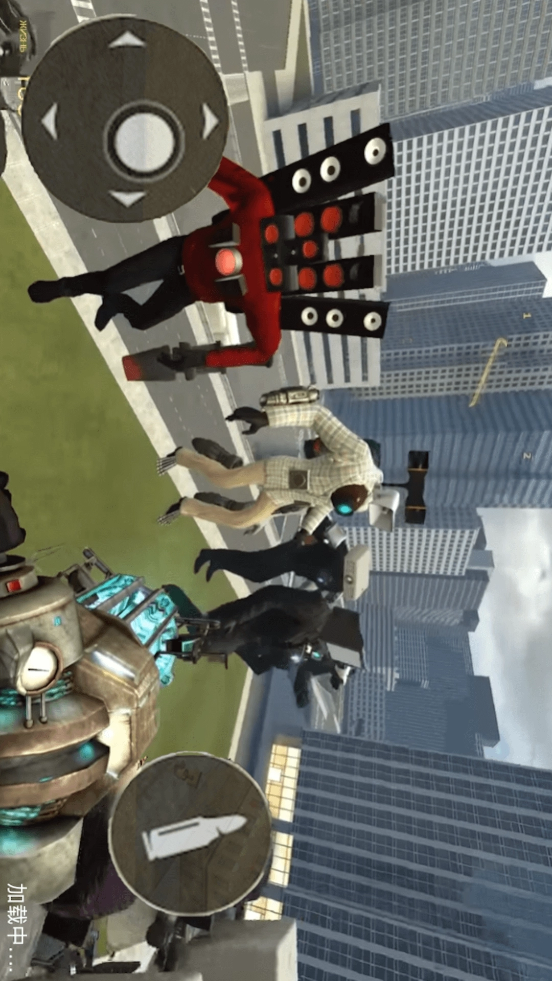 泰坦巨人城市破坏(2)