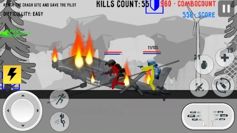 火柴人战争打击