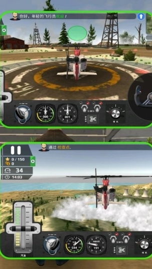 直升机拟真飞行