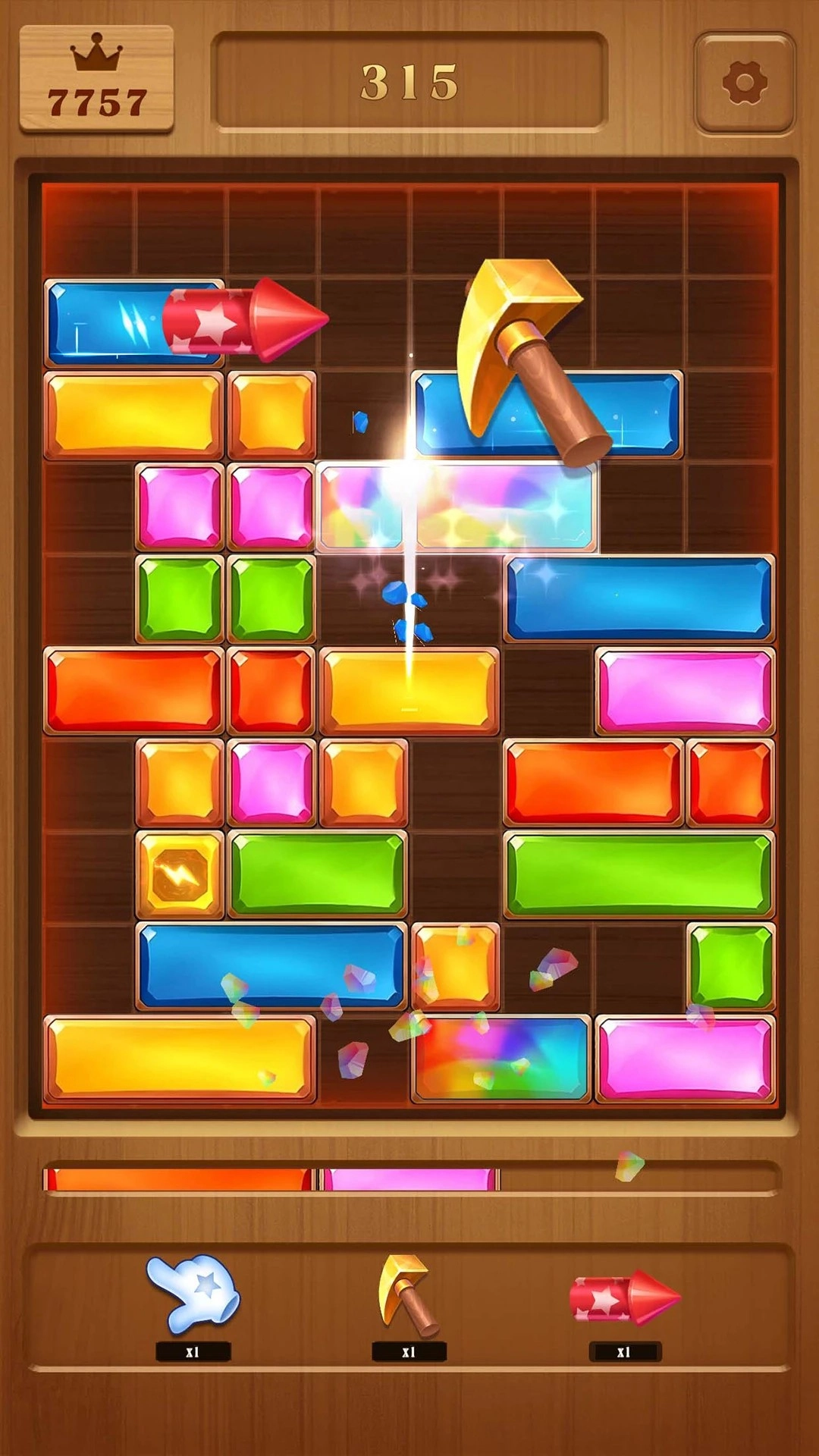 方块宝石滑消消手机免费版(1)