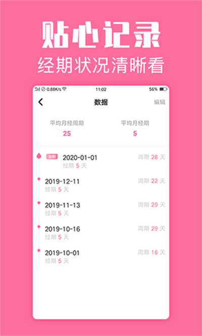 经期管家软件安卓版(2)