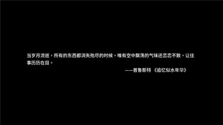 似水年华游戏(1)