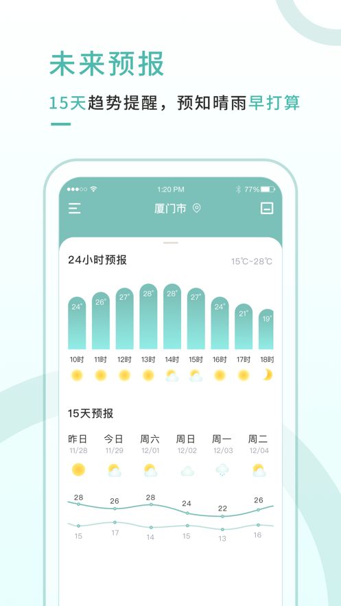 彩虹天气预报官网最新版图2