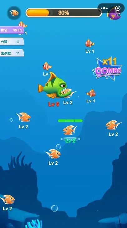 超级进化鱼小免广告正版