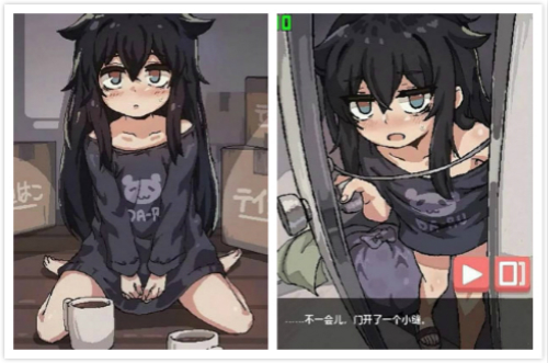 阴暗房间里的孤僻少女图3
