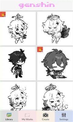 原神着色图1