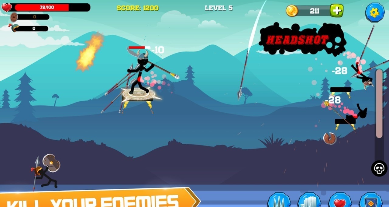 战斗火柴人弓箭手英雄（Stickman Archer Hero）1