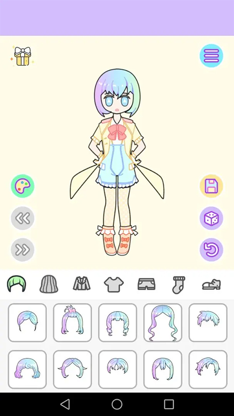 粉彩女孩正版
