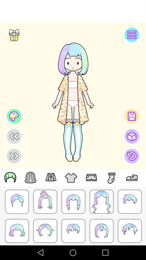 粉彩女孩正版
