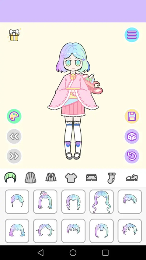 粉彩女孩正版