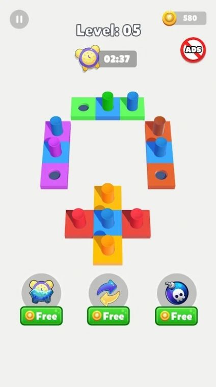 果冻排序3D拼图颜色(1)