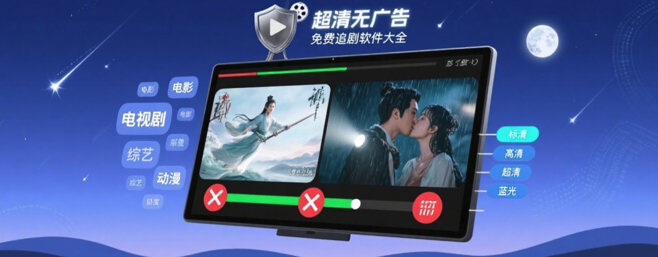 超清无广告免费追剧软件大全