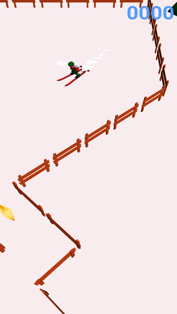蜿蜒滑雪图2