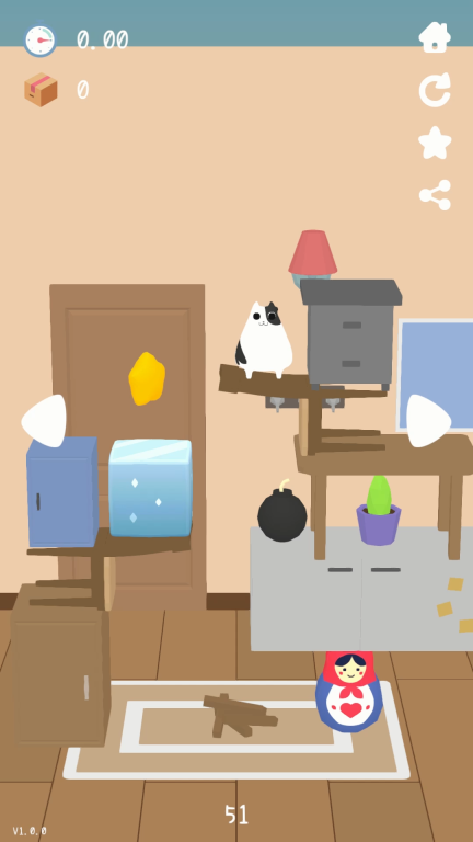 猫咪掉下来啦图4