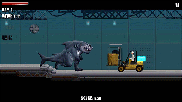 食人鲨横冲直撞游戏(Sharkosaurus Rampage)图2