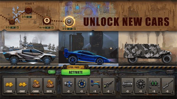 山地僵尸赛车最新版图2