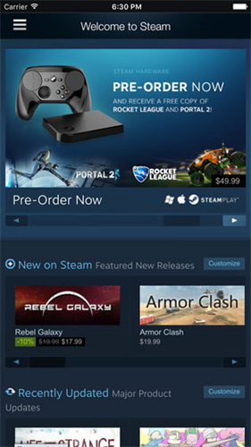 steam手机中文版图1