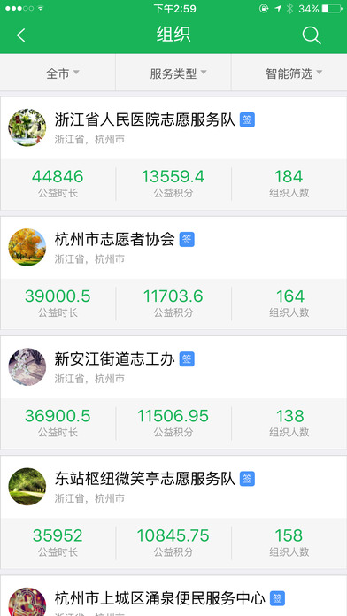 志愿汇志愿服务管理平台图3