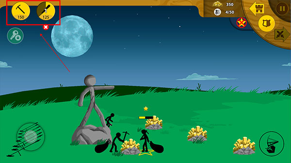 火柴人战争遗产功能菜单召唤版