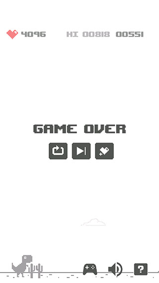 谷歌小恐龙跑酷游戏手机最新版