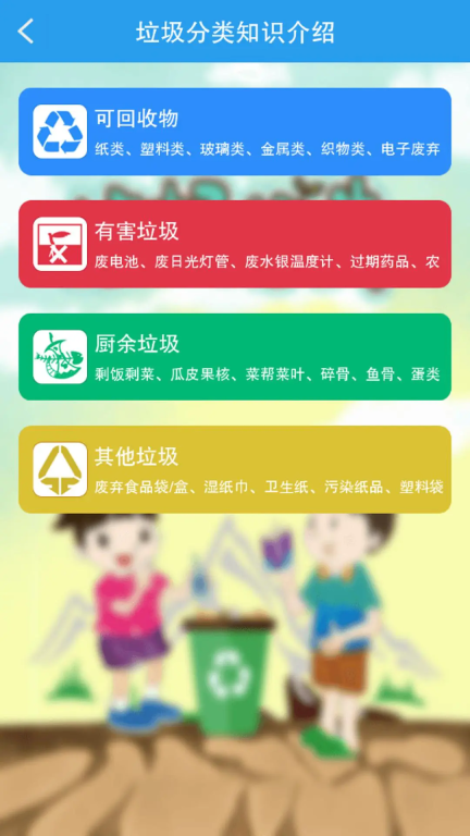 垃圾分类闯关游戏