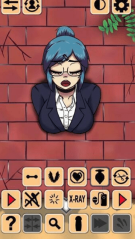卡在墙上的少女图3