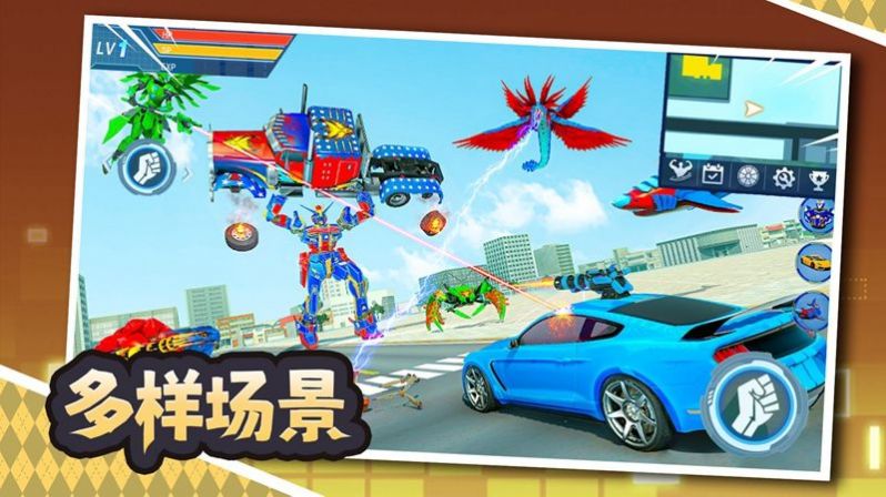 鲨鱼变身机甲图1