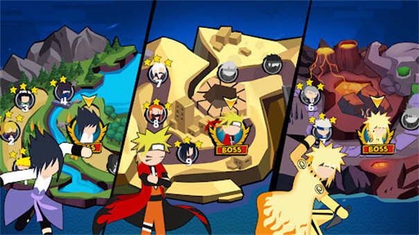 火柴人忍者3v3竞技场无广告版截图3