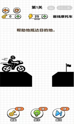画线摩托车图2