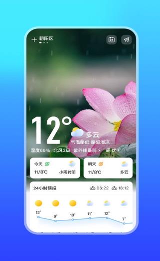 微鲤天气图2