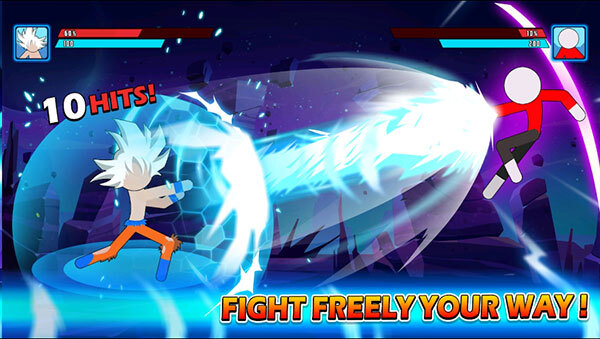 火柴人悟空格斗图1