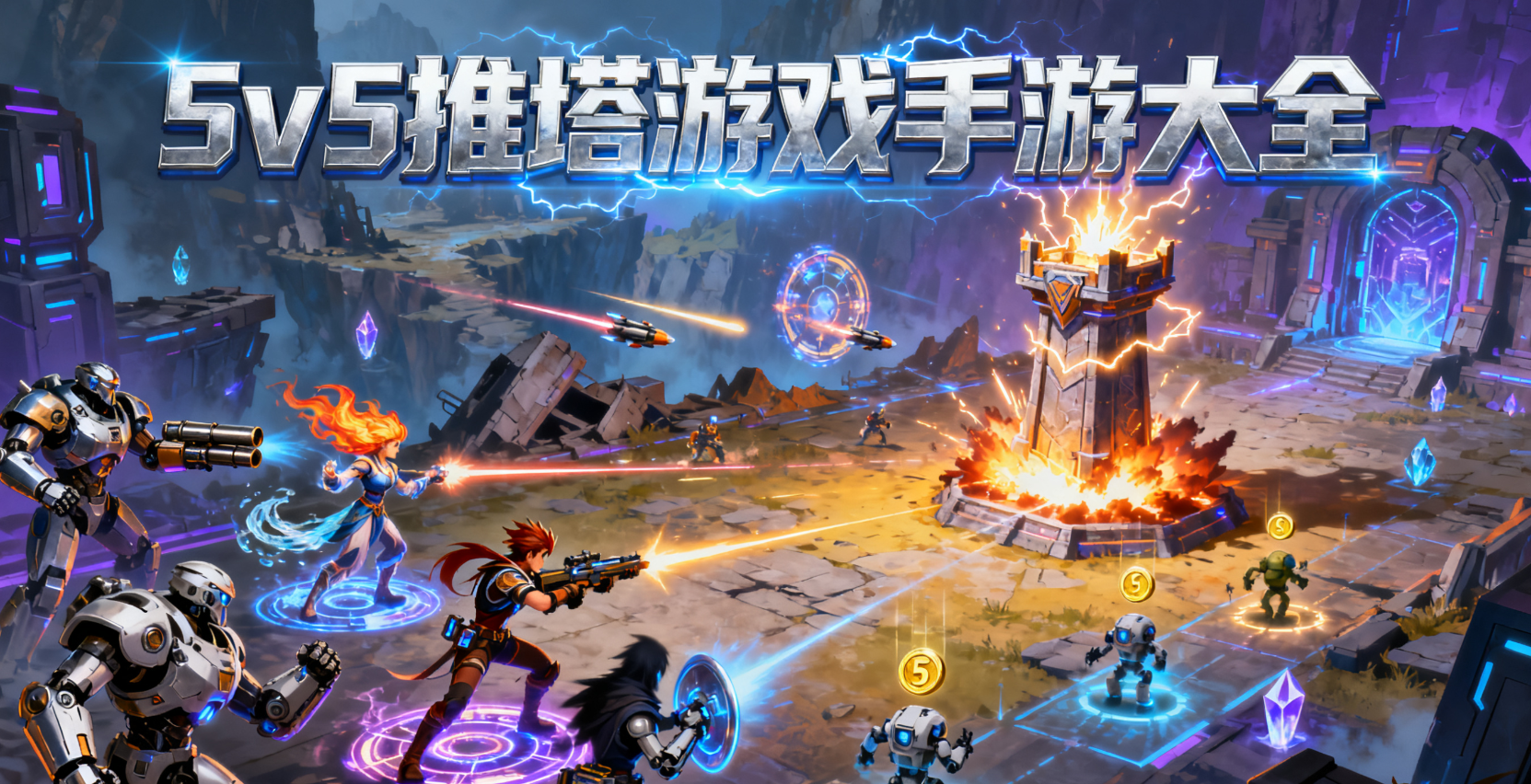 5v5推塔游戏手游大全