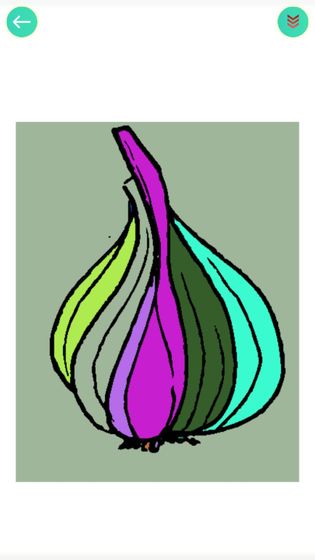 食物填色画画图4